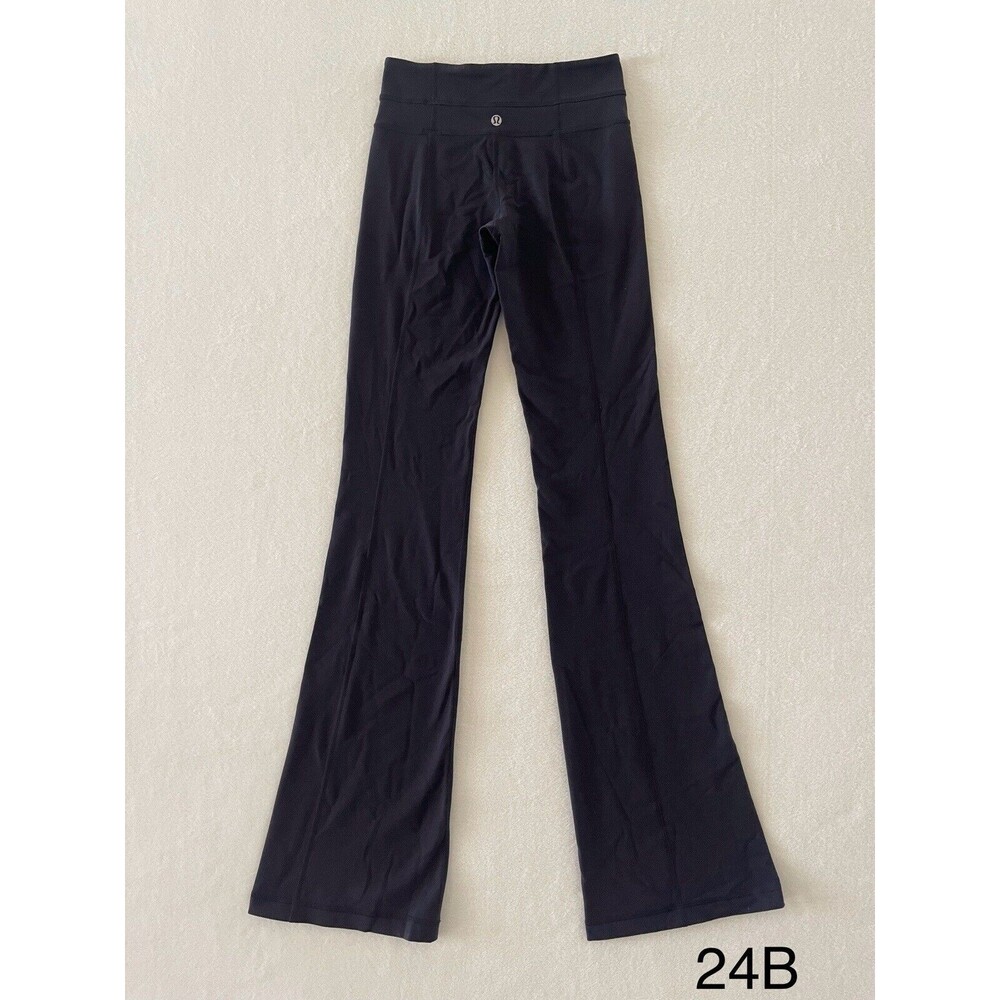 Lululemon Align Mini-Flare Legging Pant Regular High Rise Black Size 2